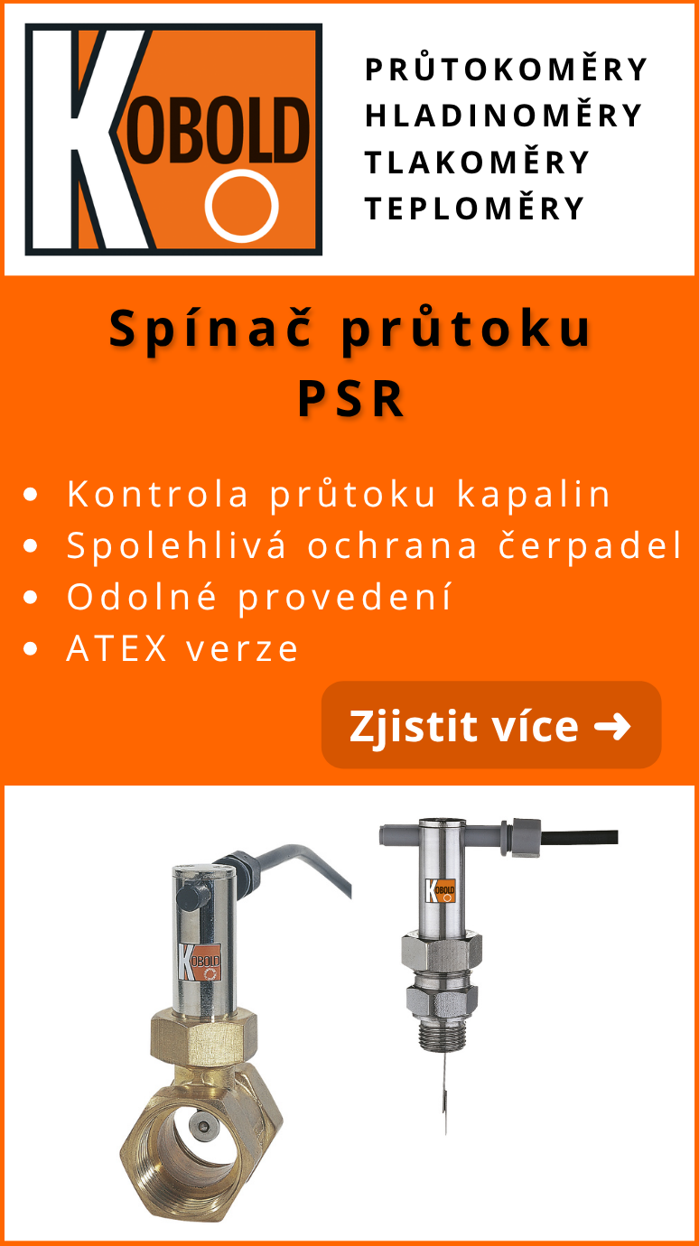 Pádlový strážič prietoku PSR