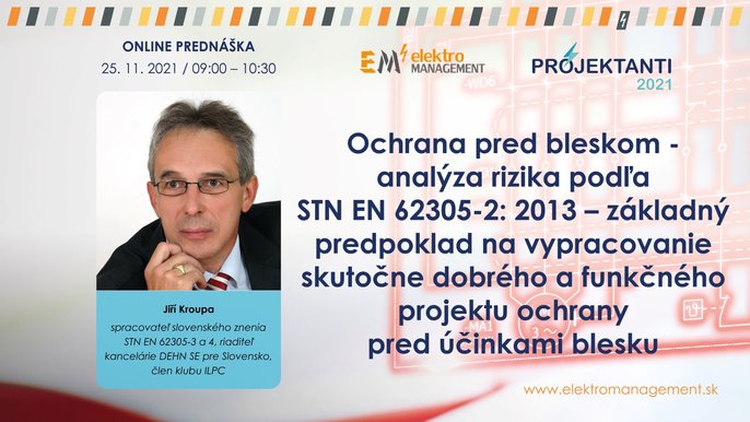 Odborné prednášky - Projektanti 2021, online Odborné prednášky - Projektanti 2021, online
