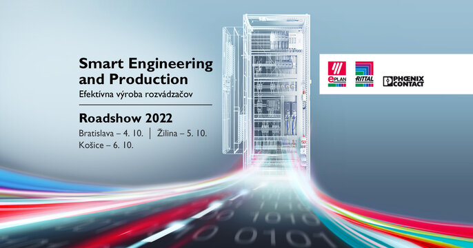 Roadshow 2022: Efektívna výroba rozvádzačov, Bratislava - Žilina - Košice Roadshow 2022: Efektívna výroba rozvádzačov, Bratislava - Žilina - Košice