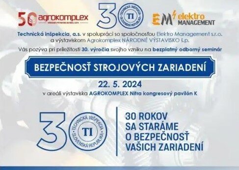Bezpečnosť strojových zariadení, Nitra (na MSV) Bezpečnosť strojových zariadení, Nitra (na MSV)