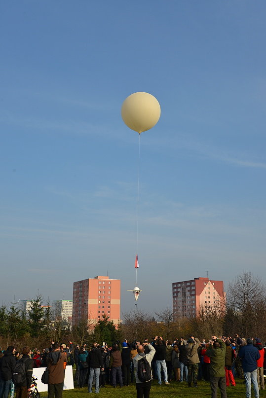 Projekt Stratocaching - prvý priamy prenos zo stratosféry v ČR
