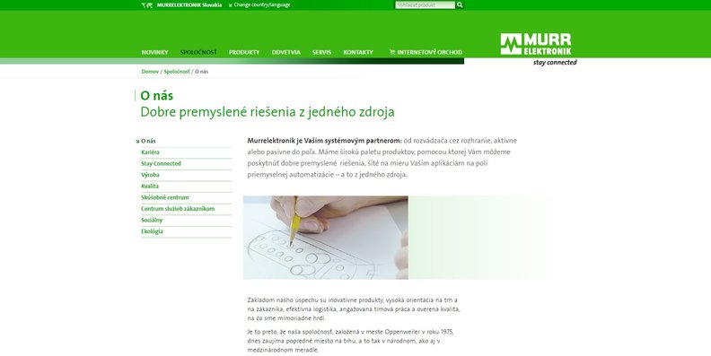 Murrelektronik spúšťa slovenský web. Nebude chýbať ani možnosť nákupu