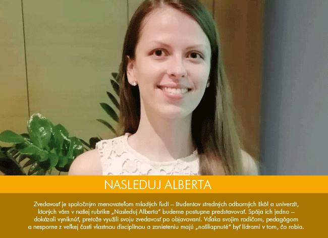 Nasleduj Alberta – Lenka Galčíková