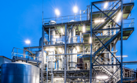 Miestna distribučná sieť v areáli Fortischem