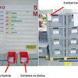Obr. 8 Prehľad tabule FIFO a uskladnenie paliet v Supermarkete