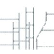  Obr. 4: Asymetrické redukcie a riešenia káblových zváraných rebríkov