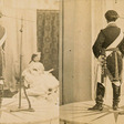 Obr. 1 Klasická fotografia (vľavo) a fotografia, ktorú zhotovil François Willeme pomocou 24 kamier.