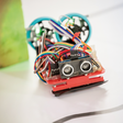 Istrobot 2023: Víťaz kategórie Stopár – robot Kognitívny Pathfinder pri obchádzaní prekážky (Foto Robotika.SK/Marián Tárník)