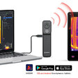 Obr 2. Komunikácia s bezdrôtovým modulom termokamery pre mobilné telefóny Hikmicro MINIX