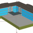 Obr. 1 3D model administratívnej budovy