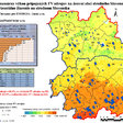 Obr. 3 Lokalizácia a sumárny výkon pripojených FV zdrojov na úrovní obcí Stredného Slovenska k 30.6.2011 a globálne horizontálne žiarenie na strednom Slovensku Zdroj: MH SR, SolarGIS