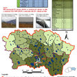 Obr. 6 Lokalizácia a sumárny výkon pripojených FV zdrojov na úrovní obcí a okresov východného