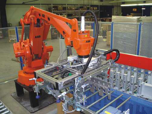 Obr.1 Paletizačný robot ABB
