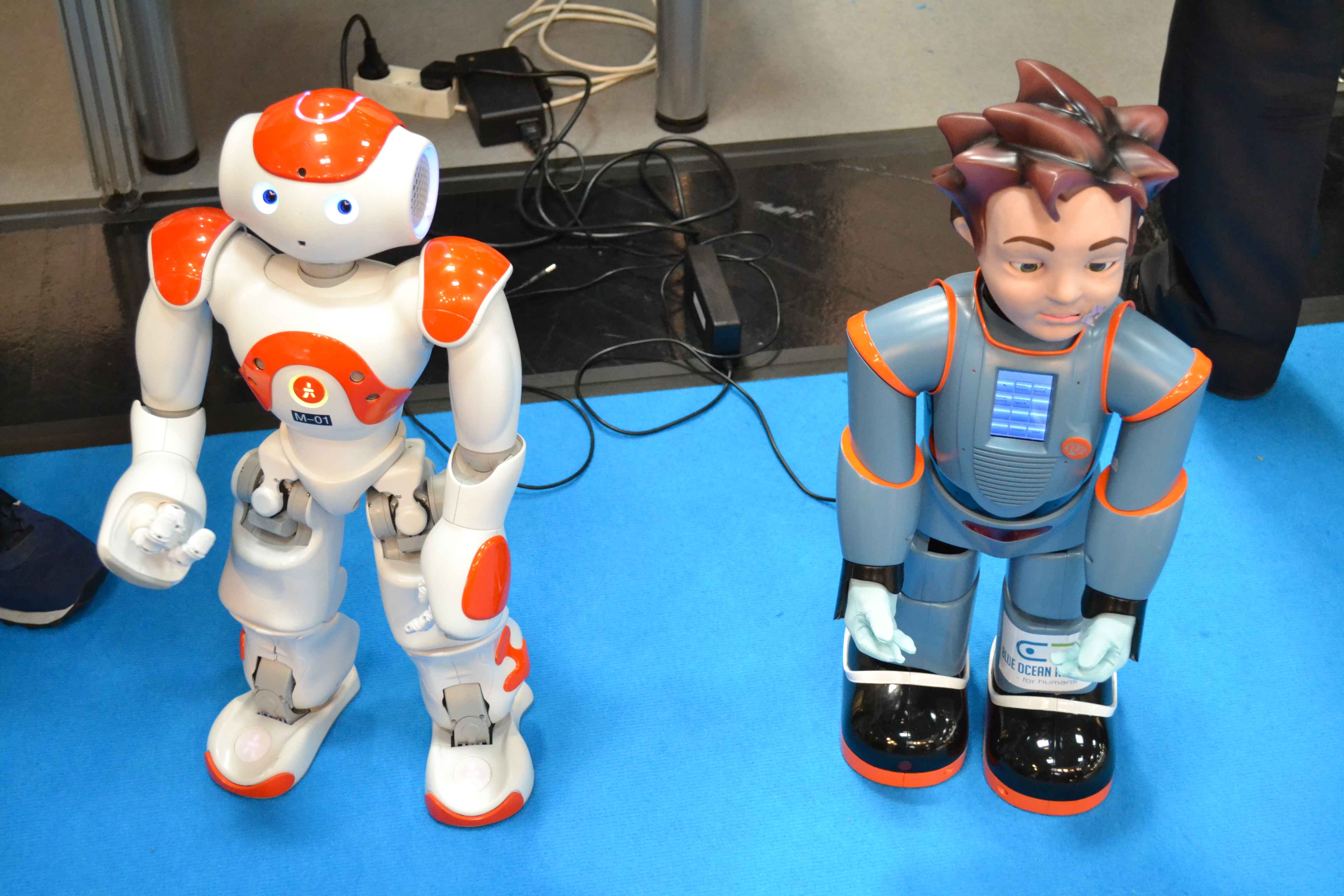Obr. 10: Humanoidné roboty Nao a Zeno