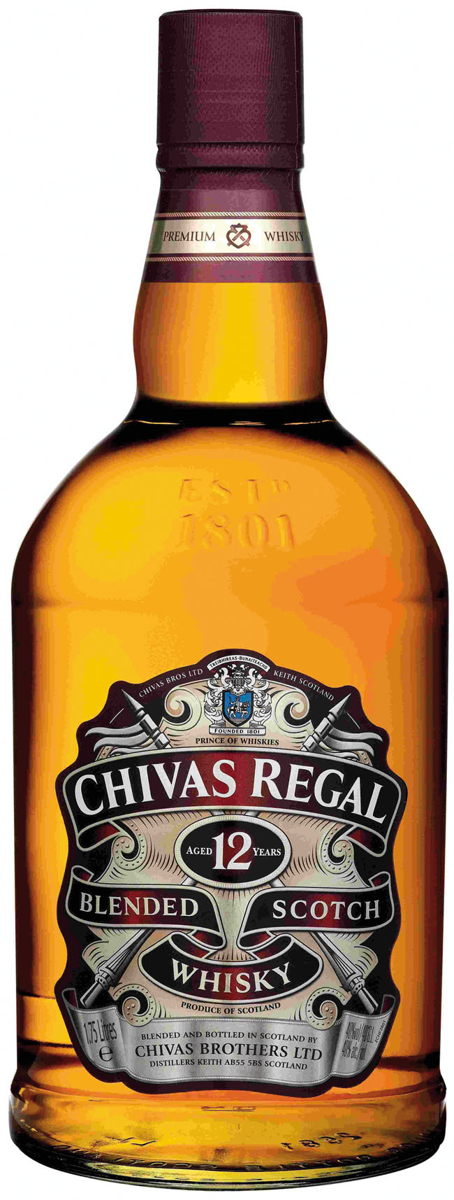 Obr. 1 Chivas Regal je jednou zo škótskych whisky, ktoré budú dodávané na trh aj z pálenice Glen Keith