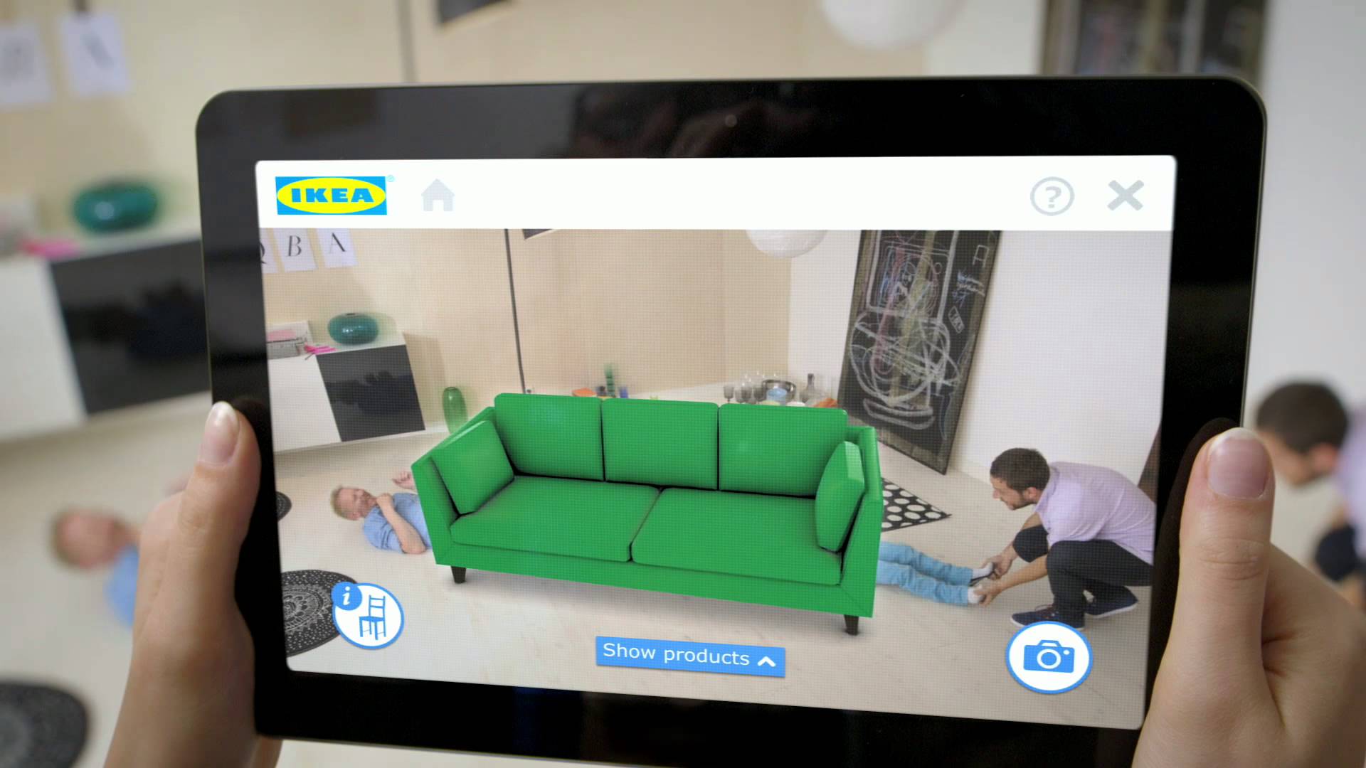 Obr. 18 Aplikácia rozšírenej reality IKEA; Zdroj: Ikea