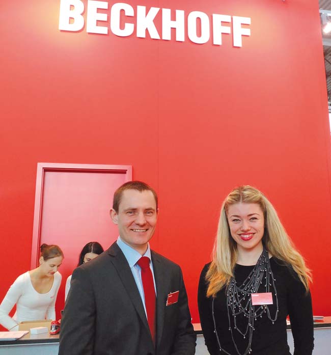 Tomáš Halva, konateľ a Aneta DaŇhelová marketing, Beckhoff Česká republika, s.r.o.