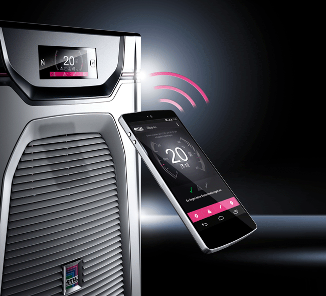 Takú účinnosť sa doteraz nepodarilo dosiahnuť. blue e+ chiller - Telefon-NFC