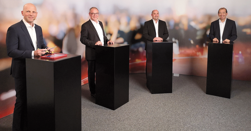 Diskusie na manažérskej úrovni doplnia nové živé rozhovory o riadení priemyslu (foto z roku 2020)