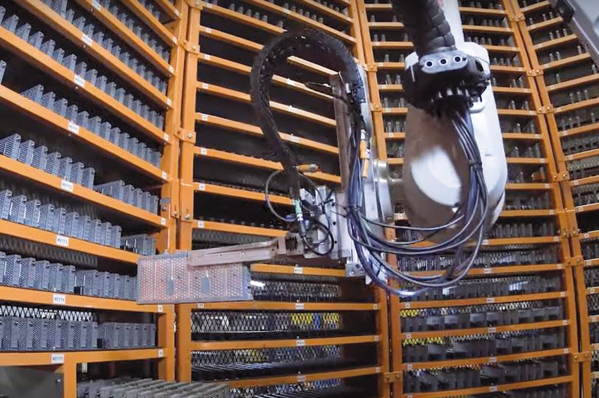 Výber batériových modulov s robotom zvýšil výkon o 300 %