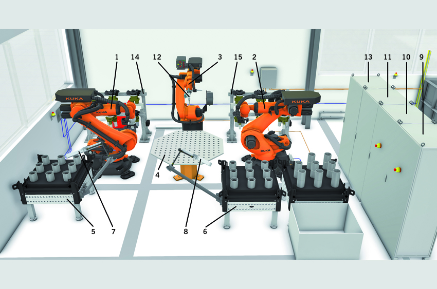 Špičkové pracovisko robotického zvárania