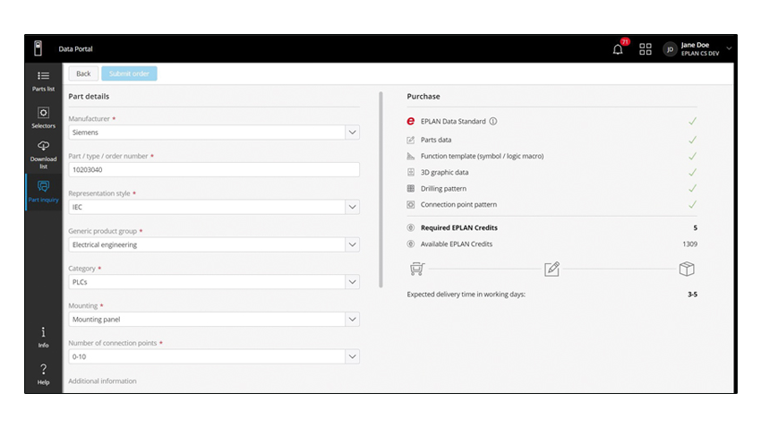 Nový EPLAN Data Portal Request Process – manuálna príprava údajov už patrí do histórie