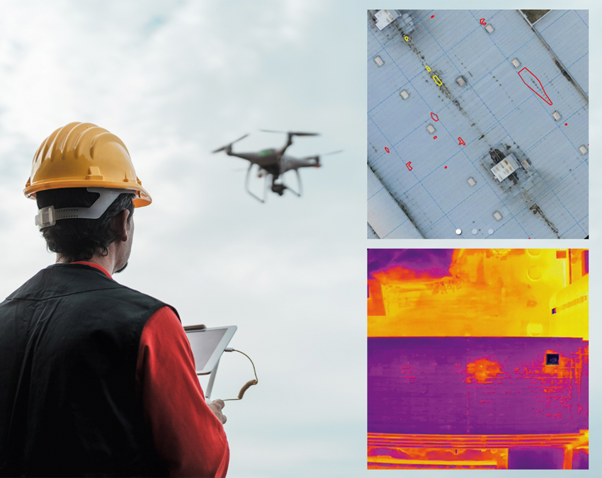 Monitoring plochých striech pomocou dronov ponúka viaceré benefity