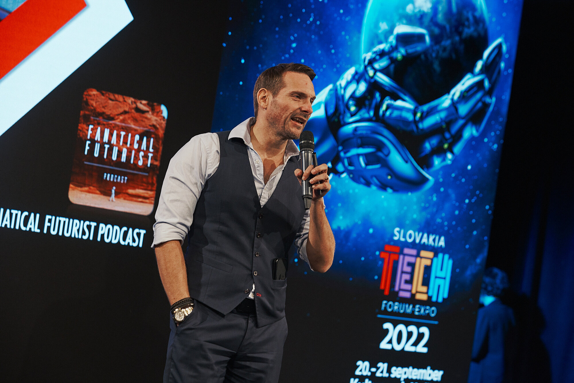 Expert SlovakiaTechu 2023, svetoznámy futurista Matthew Griffin.