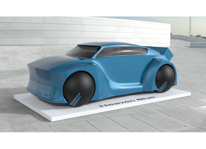 Obr. 5 Heaven Blue Oslo (PPG, 2024)