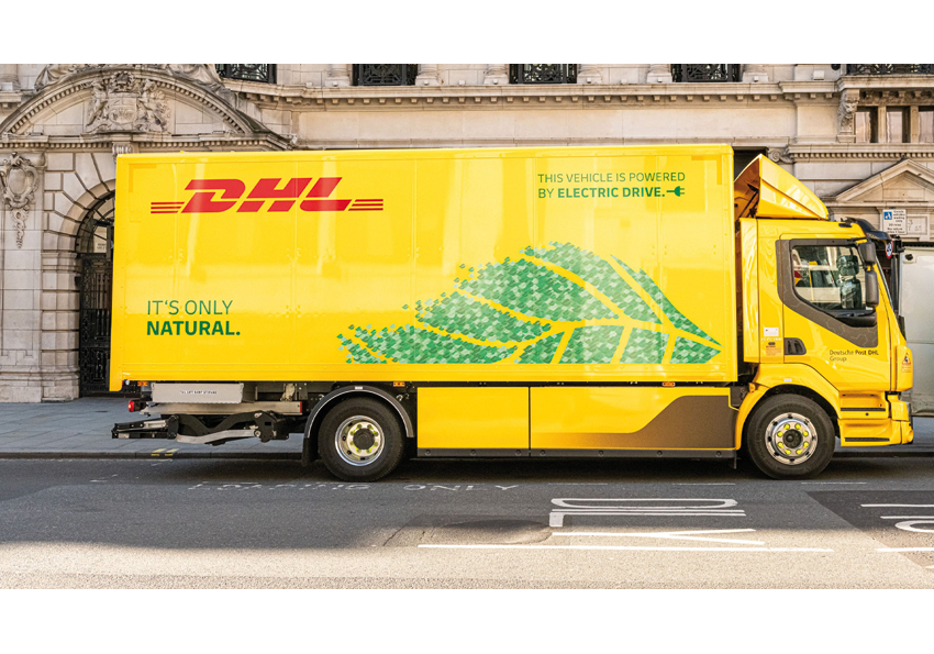 Obr. 2 DHL je na dobrej ceste k elektrifikácii 60 % svojich doručovacích vozidiel do roku 2030. (Zdroj: DHL)