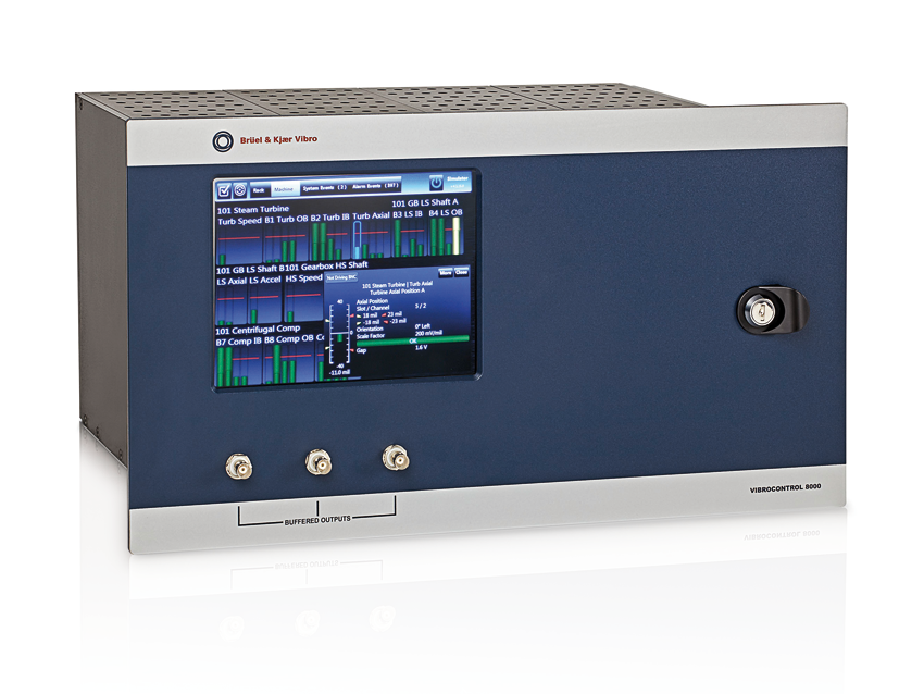 Obr. 1 VIBROCONTROL 8000/SETPOINT spĺňa odporúčania ISO 10816, STN ISO 7919 a API 670