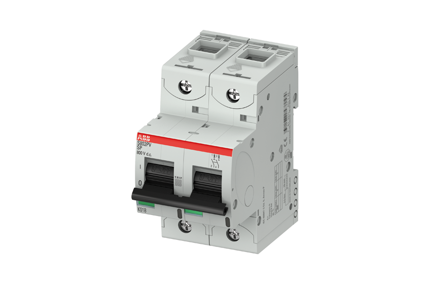 ABB fotovoltika Vysokovýkonná ochrana MCB S800PV-SP