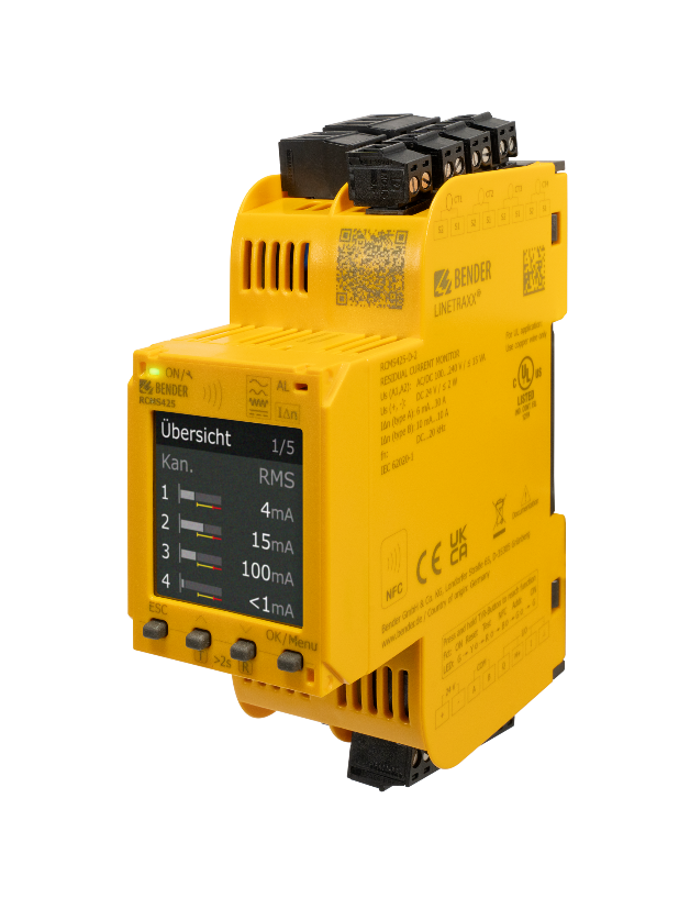 Obr. 1 Monitor rozdielového prúdu RCMS425-D