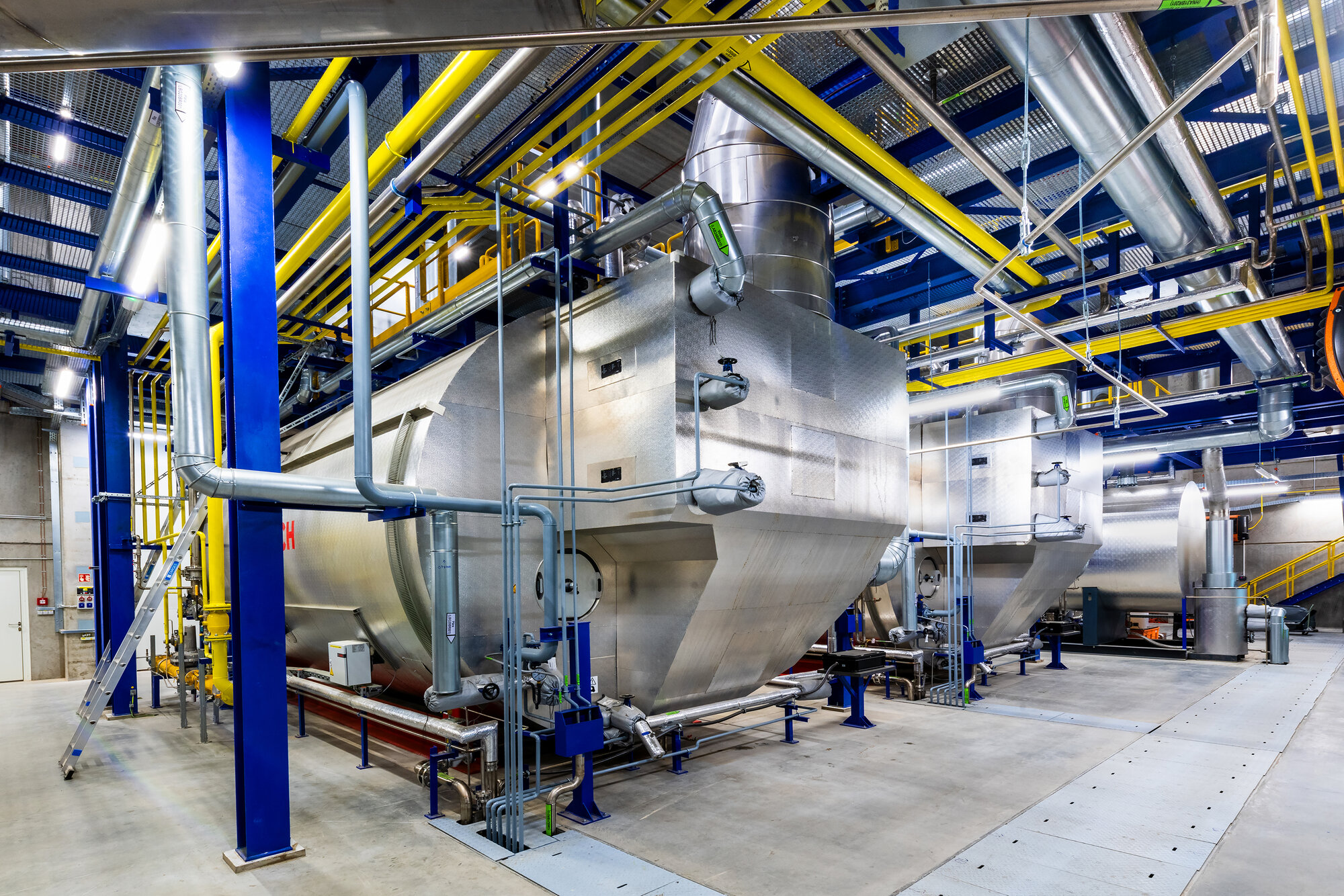 Obr. 3 Technológia tepelného zdroja v cukrovare v Opave