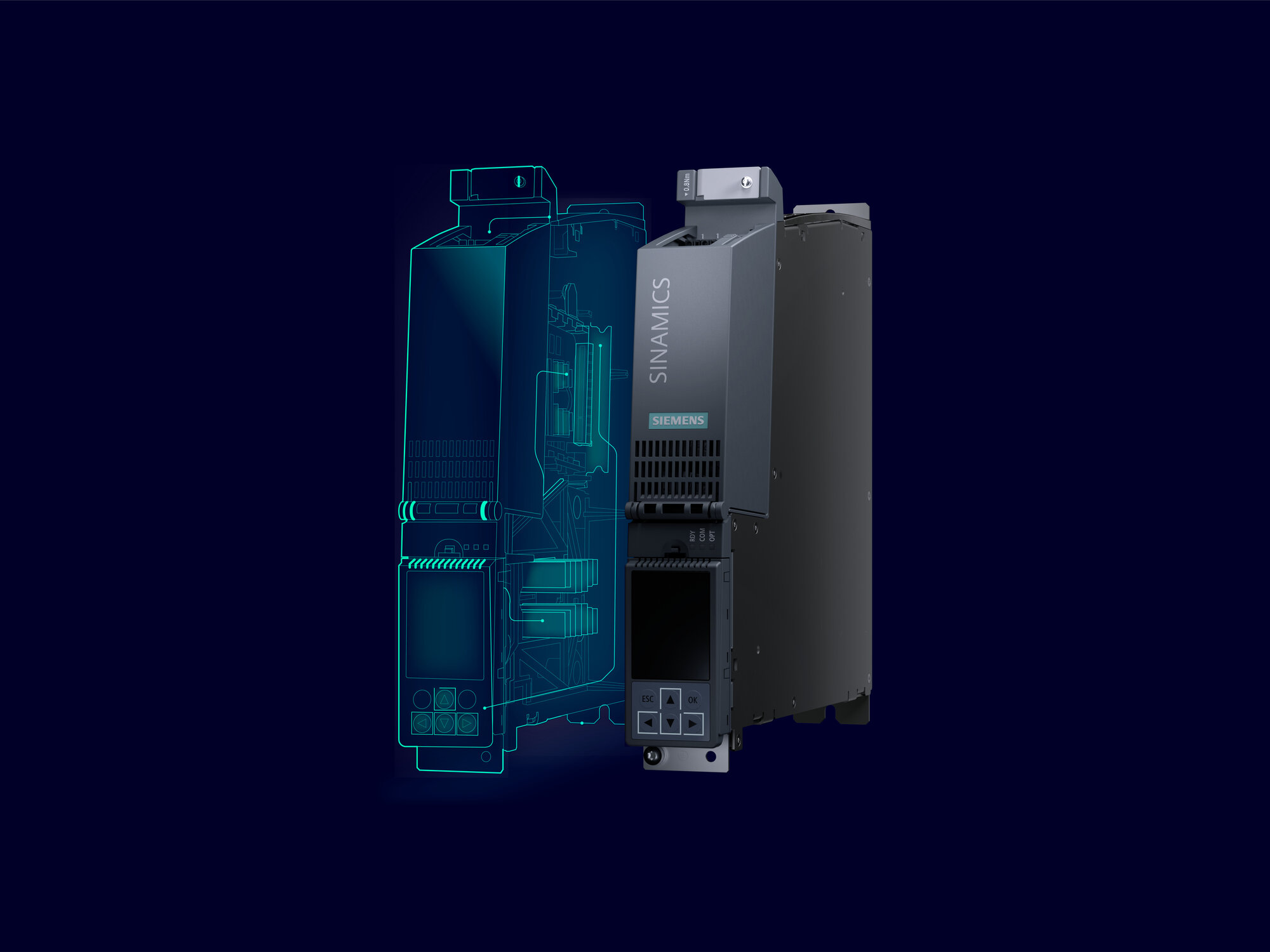 Obr. 1 Srdcom systému Sinamics S220 je novovyvinutá riadiaca jednotka CU320-3.
