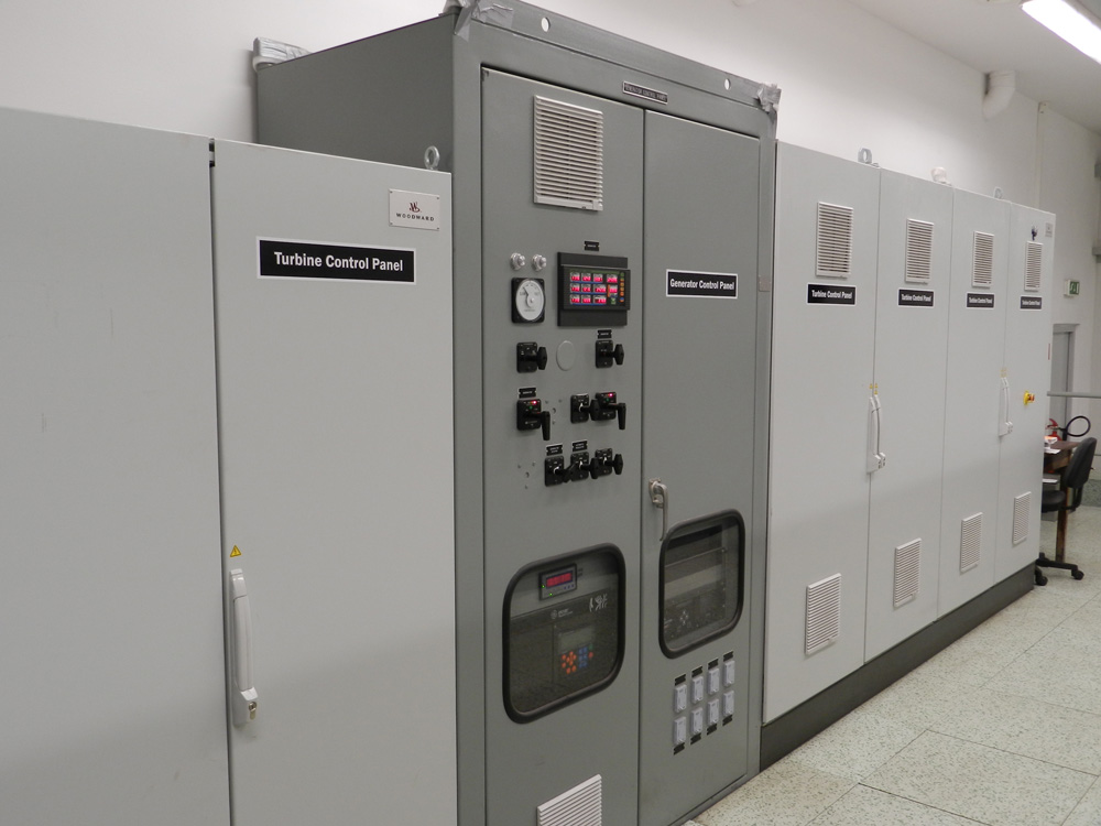 Obr. 6 Riadiaci systém plynovej turbíny v rozvodni DCS
