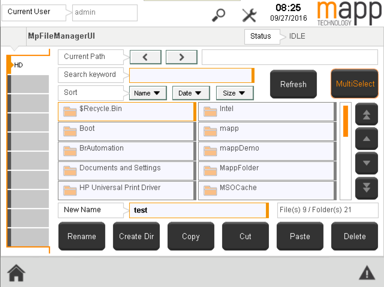 File manager (správca súborov) v projekte za štyri a pol minúty! - obr7