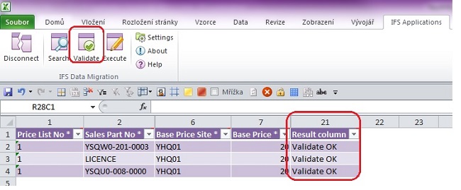 Ifs migruje údaje jedným klikom z ms excel - 3. Data Validation