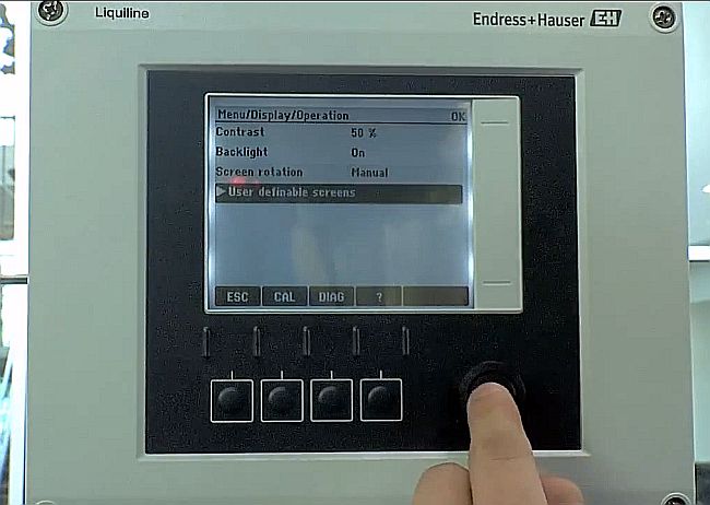 Nastavenie používateľom definovanej obrazovky na meracom prevodníku cm44 spoločnosti endress+hauser - obr4_2