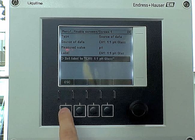 Nastavenie používateľom definovanej obrazovky na meracom prevodníku cm44 spoločnosti endress+hauser - obr4_3