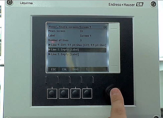 Nastavenie používateľom definovanej obrazovky na meracom prevodníku cm44 spoločnosti endress+hauser - obr4_4