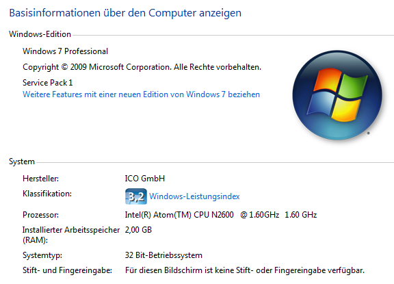 9 - zkouška s Windows 7 Professional