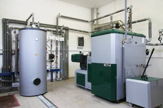 Obr. 5b Kotolňa na pelety, menovitý výkon 90kW