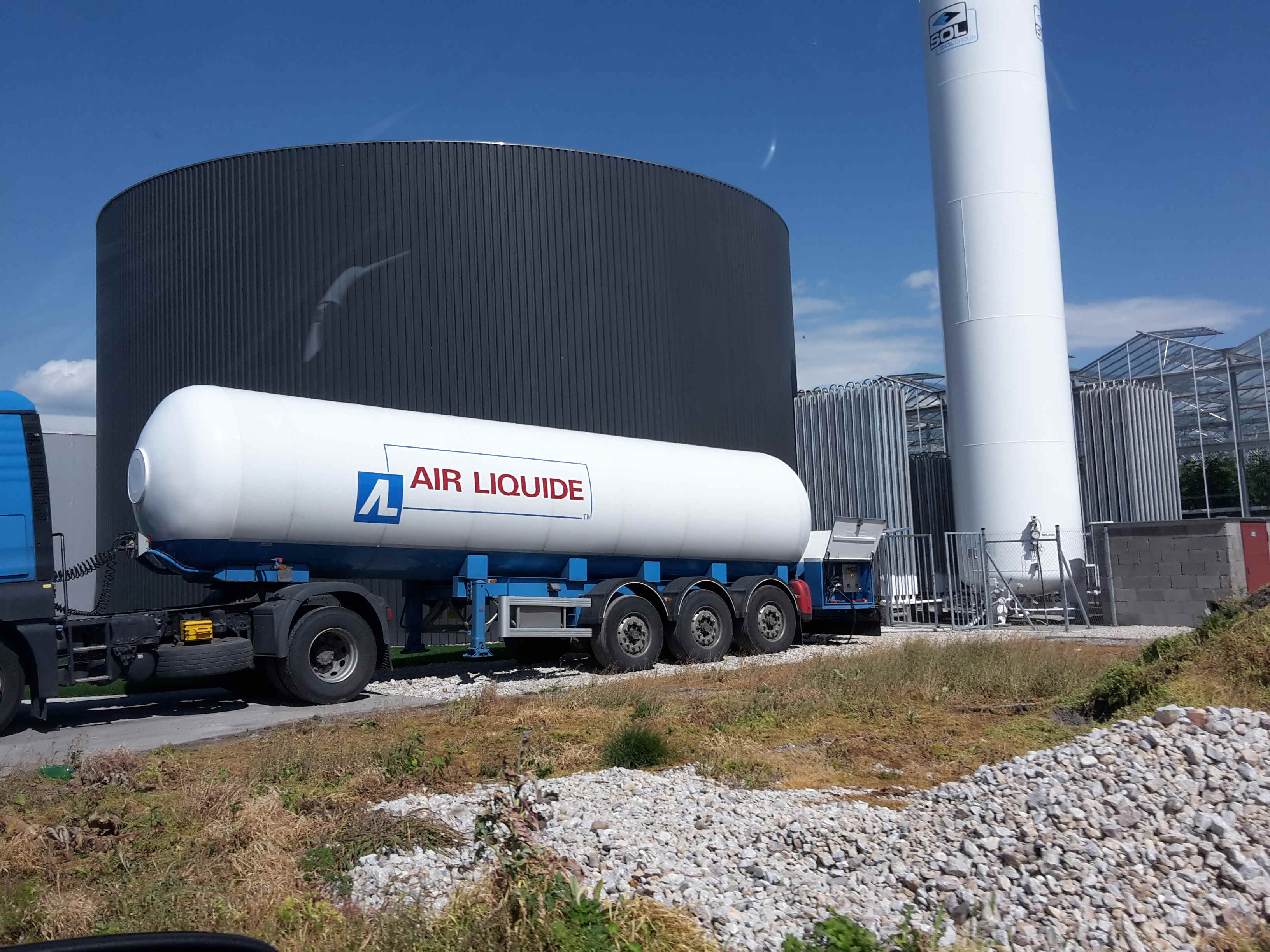 Obr. 9 Špeciálna technológia zabezpečujúca potrebné množstvo CO2
