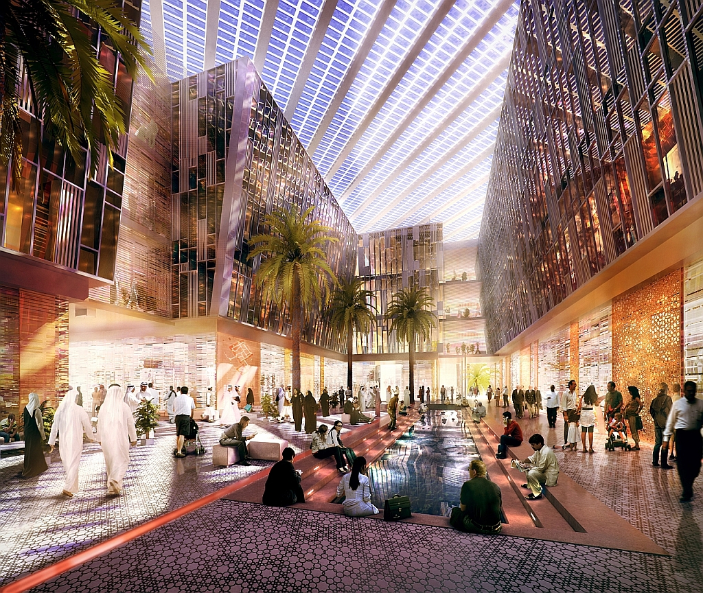Masdar city:soběstačné ekologické město v poušti bez aut - Masdar1
