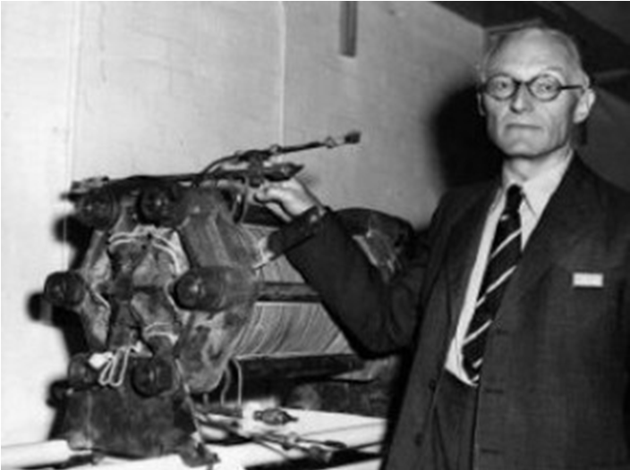 Obr. 3 Francis Thomas Bacon a jeho palivový článok