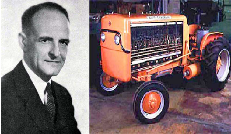 Obr. 4 Hary Karl Ihring a jeho traktor poháňaný palivovýi článkami