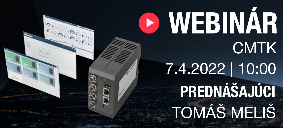 CMTK – Kompletné riešenia pre monitorovanie stavu stroja, webinár