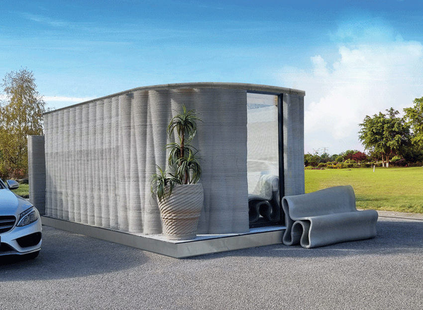 3D tlačené domy môžu byť budúcnosťou stavebného priemyslu