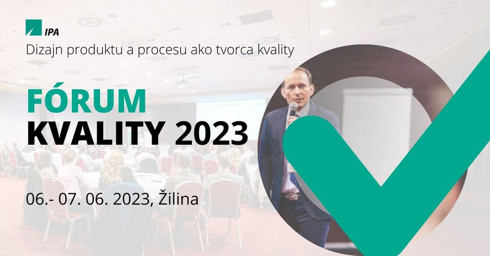 Fórum kvality 2023, Žilina